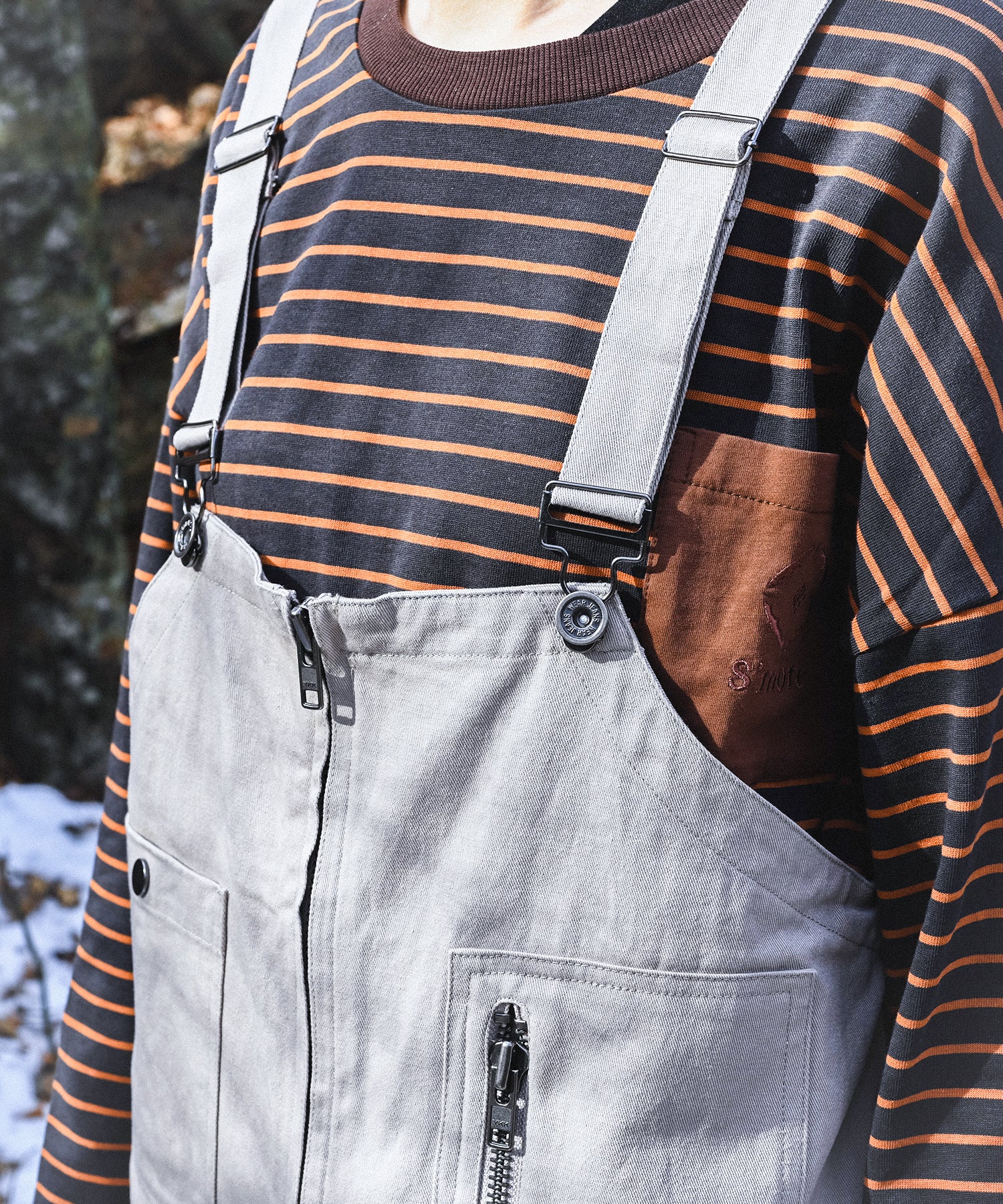 HALF ZIP BIG OVERALL