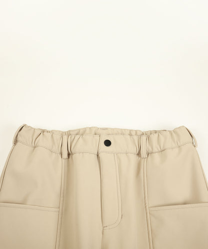 Fleece lining nylon shell pants