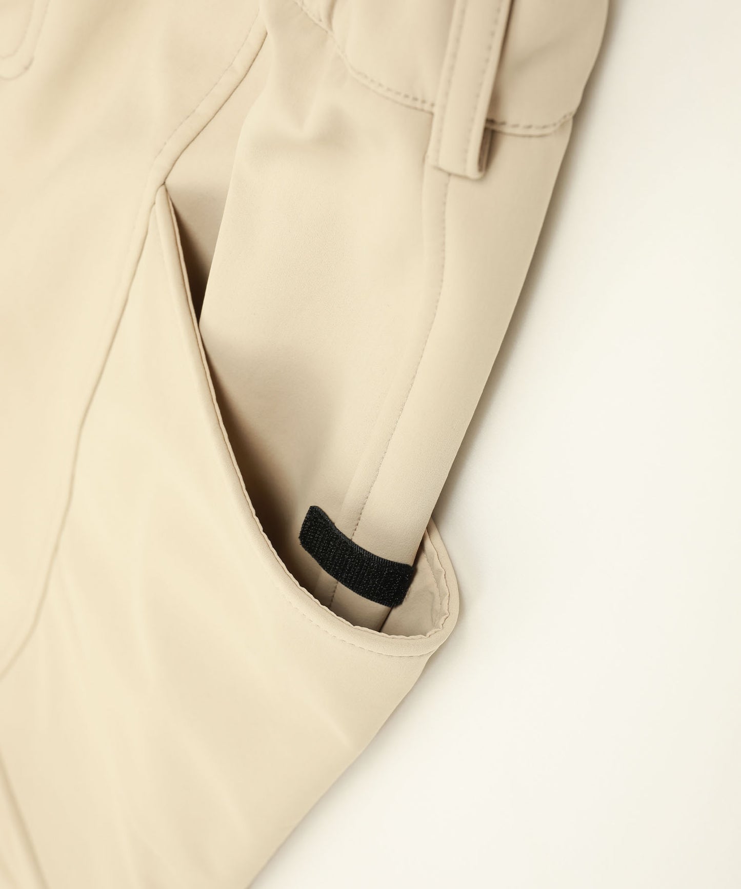 Fleece lining nylon shell pants