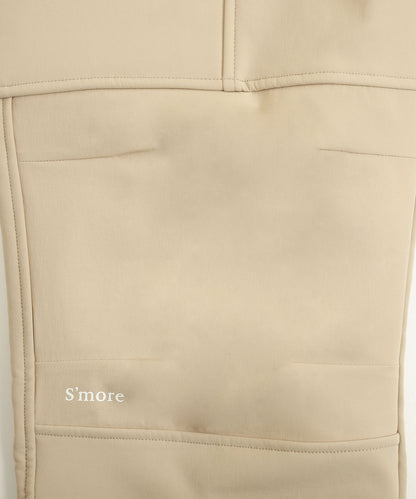 Fleece lining nylon shell pants