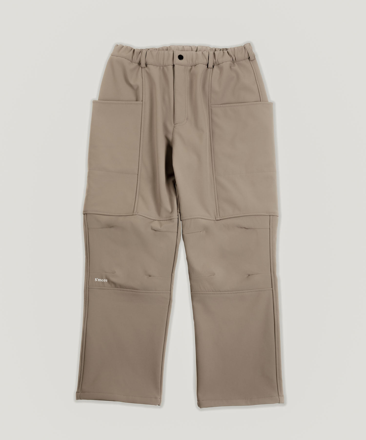 Fleece lining nylon shell pants