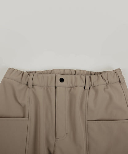 Fleece lining nylon shell pants