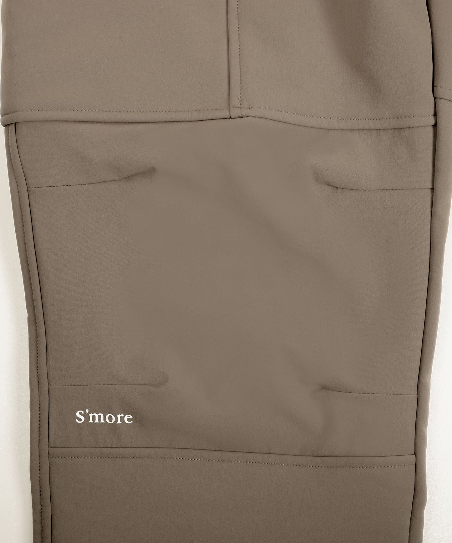 Fleece lining nylon shell pants