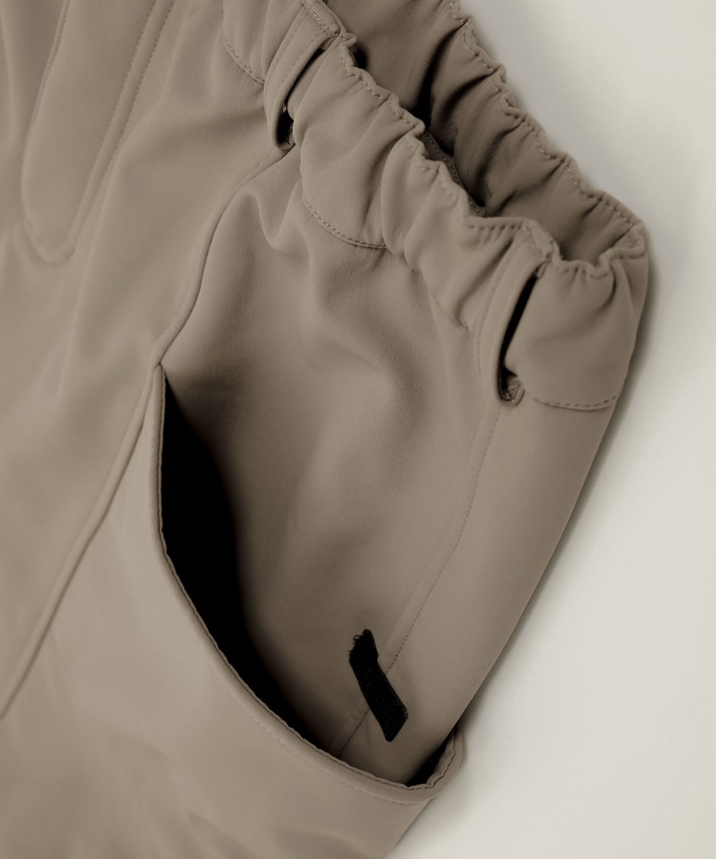 Fleece lining nylon shell pants