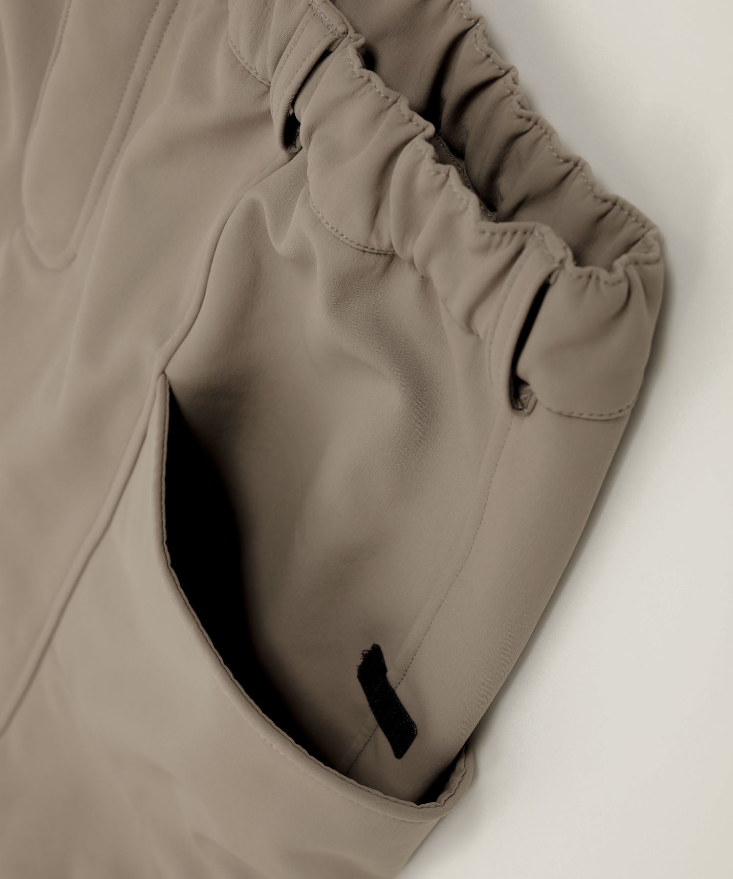 Fleece lining nylon shell pants