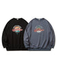 [HOOK -original-] American casual vintage style printed sweatshirt