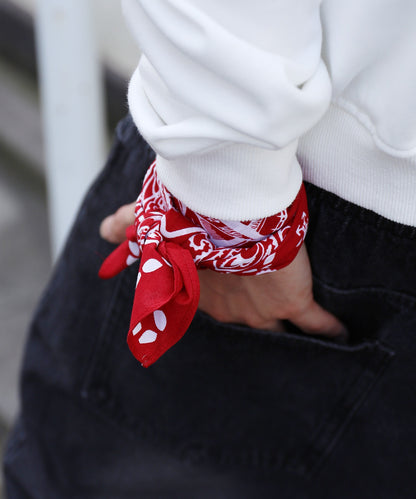 [HOOK -original-] pirates paisley pattern cotton bandana handkerchief