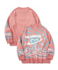 [HOOK -original-] Retro style melting heart colored knit pullover