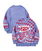 [HOOK -original-] Retro style melting heart colored knit pullover
