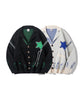 [HOOK -original-] Tailored jacket style overknit cardigan with distressed hem