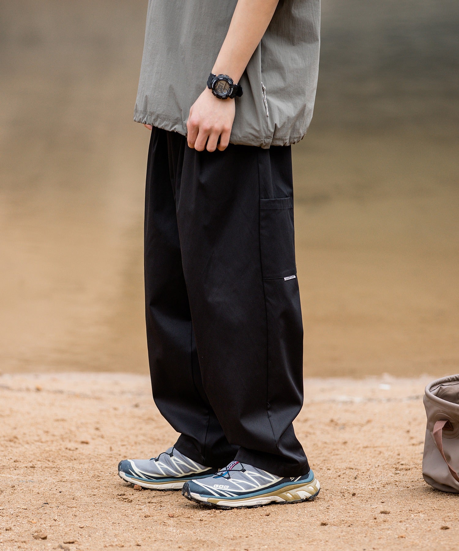 HOOK】アメカジ膝タック入りストレートパンツ – 《公式