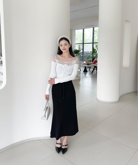 【Jasmine】スウェットタイトロングスカート