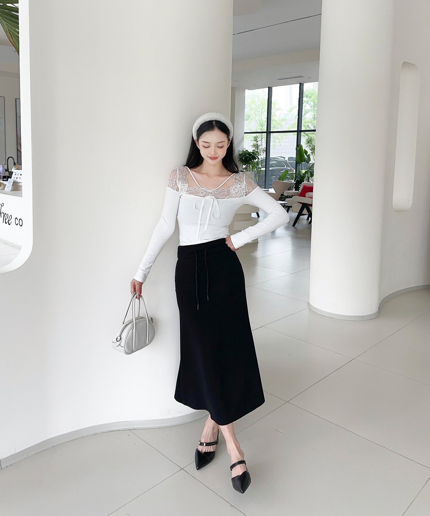 【Jasmine】スウェットタイトロングスカート