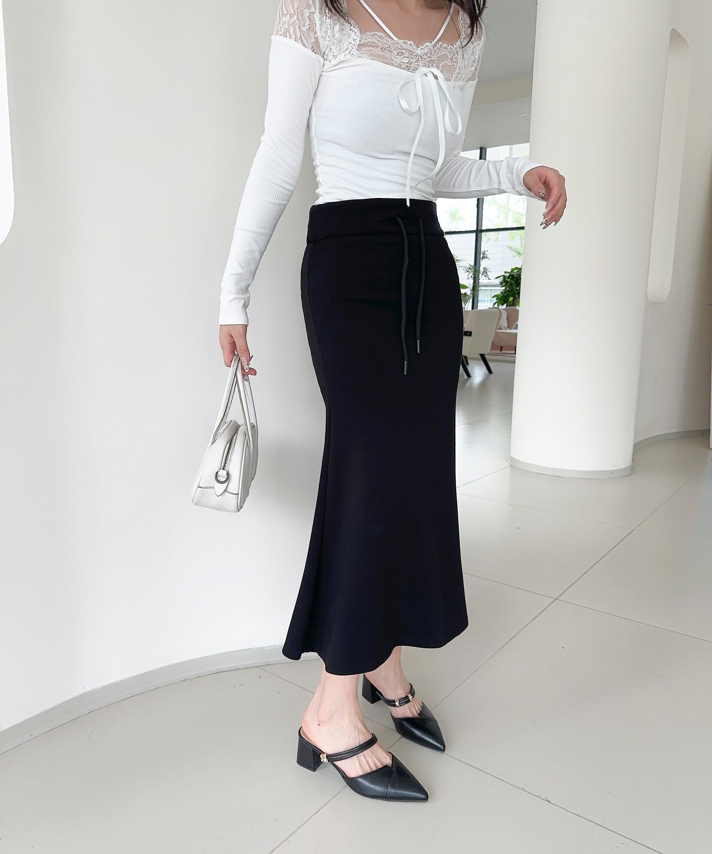 【Jasmine】スウェットタイトロングスカート