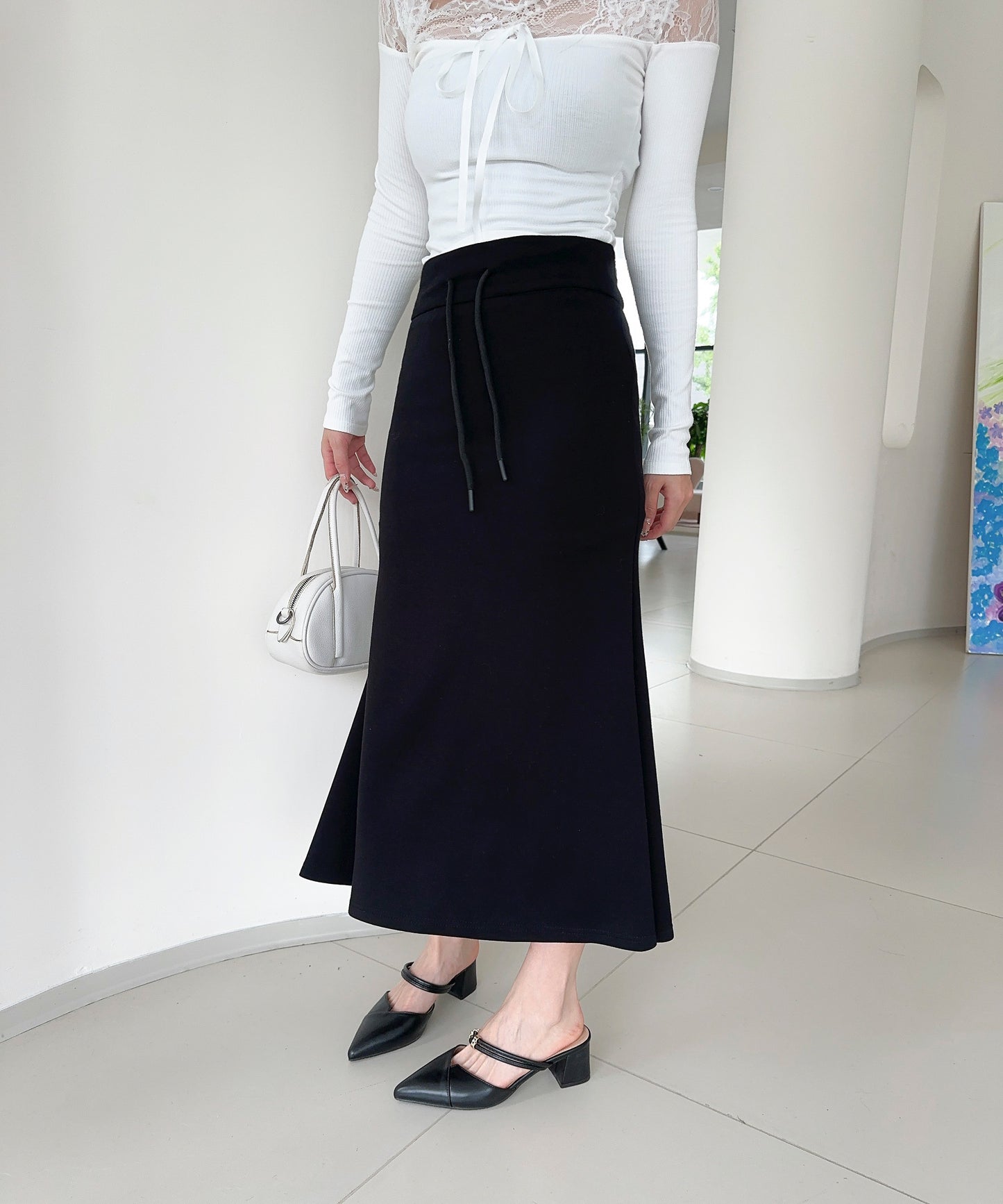 【Jasmine】スウェットタイトロングスカート