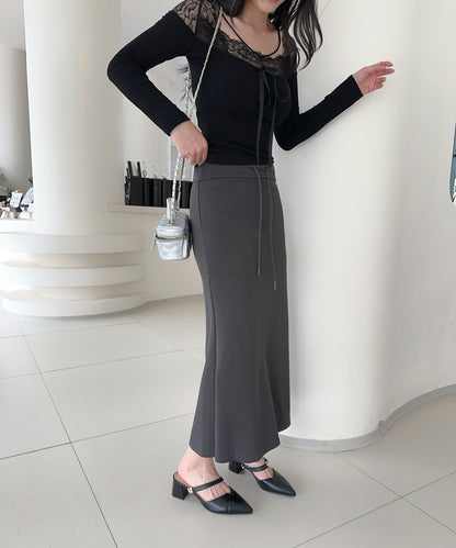 【Jasmine】スウェットタイトロングスカート