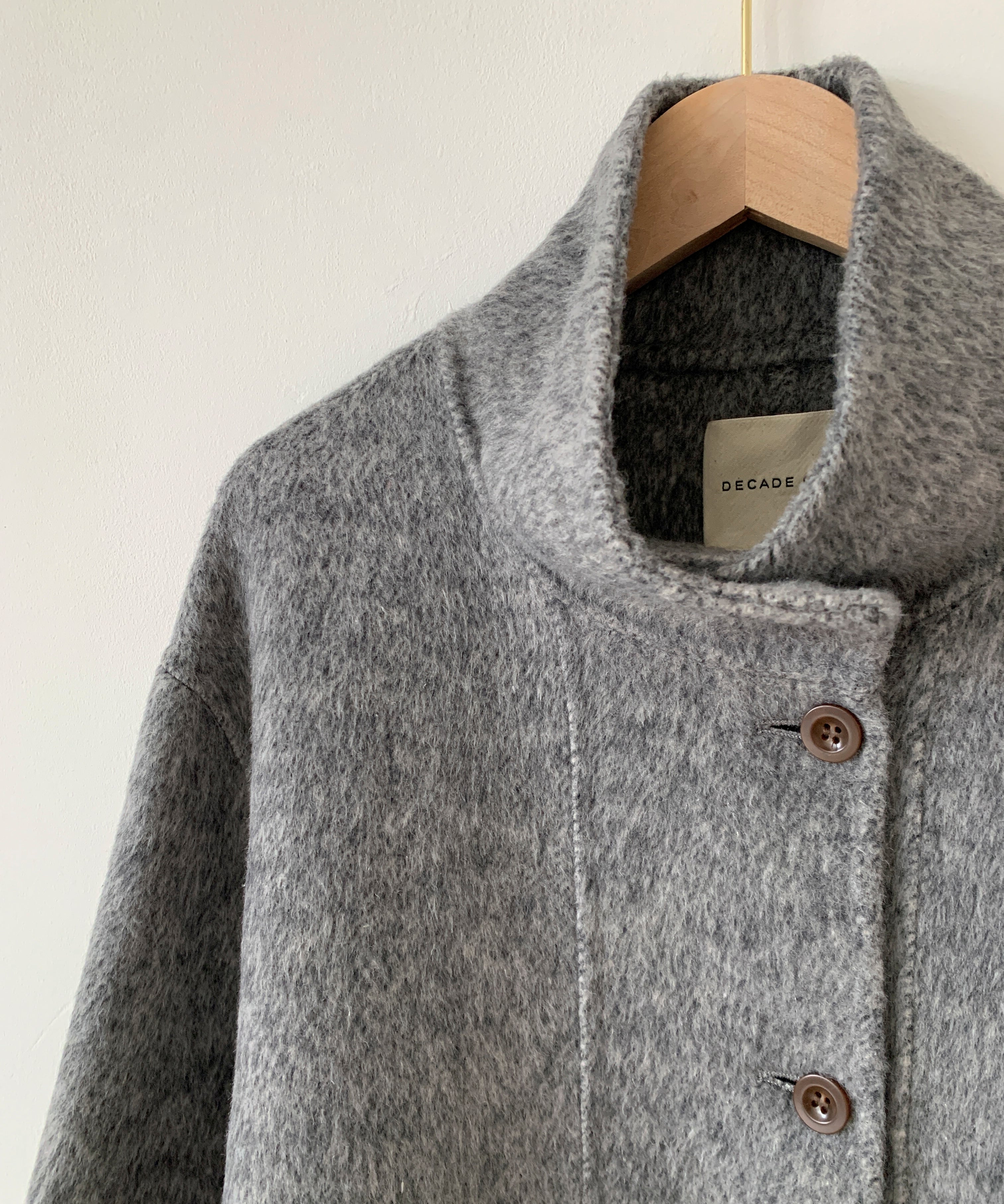 DECADE CLASSIC リバーウールステンカラーコート