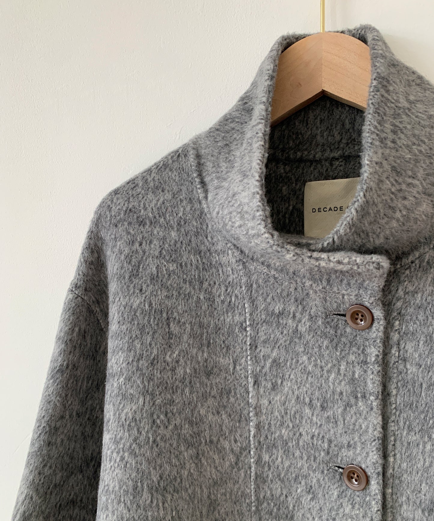 DECADE CLASSIC リバーウールステンカラーコート