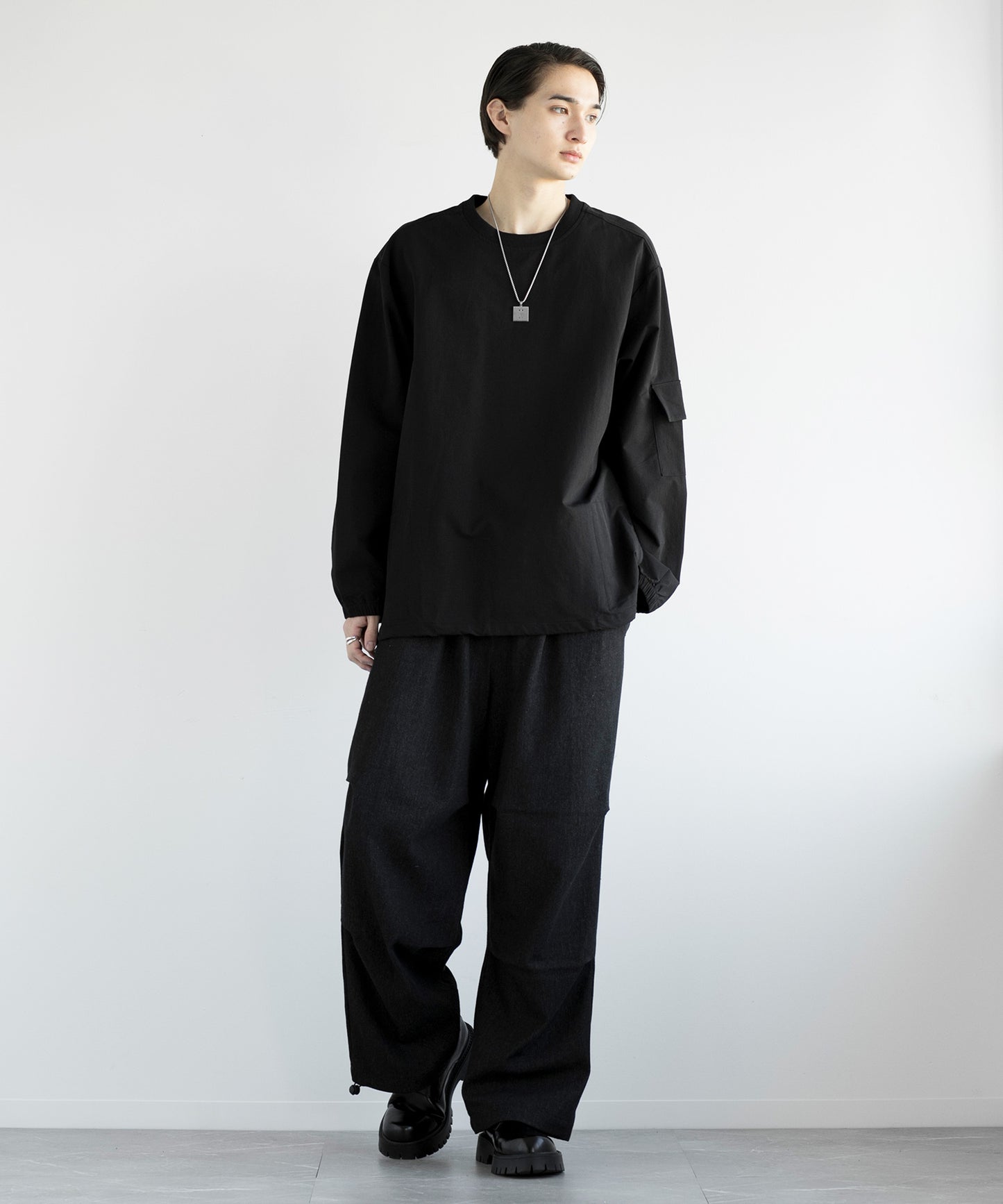 【aimoha MEN】FUNCTIONAL SWEAT ファンクショナルクルーネックスウェット