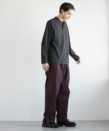 【aimoha MEN】HENLEY NECK PULLOVER ヘンリーネックプルオーバー