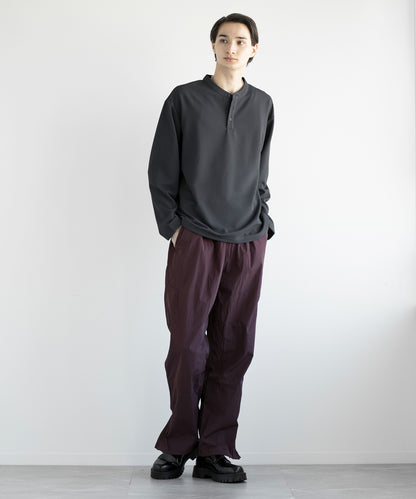 【aimoha MEN】HENLEY NECK PULLOVER ヘンリーネックプルオーバー