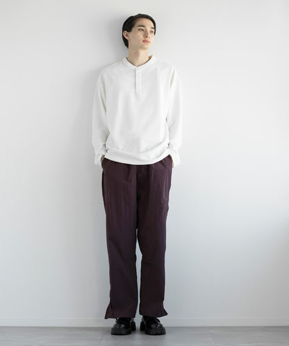 【aimoha MEN】HENLEY NECK PULLOVER ヘンリーネックプルオーバー