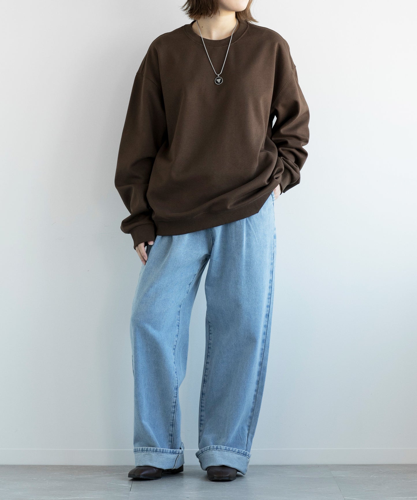 【aimoha MEN】HEAVY COTTON BASIC SWEAT ベーシック スウェット