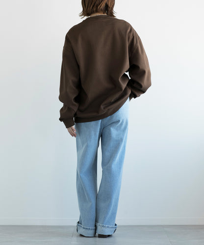 【aimoha MEN】HEAVY COTTON BASIC SWEAT ベーシック スウェット