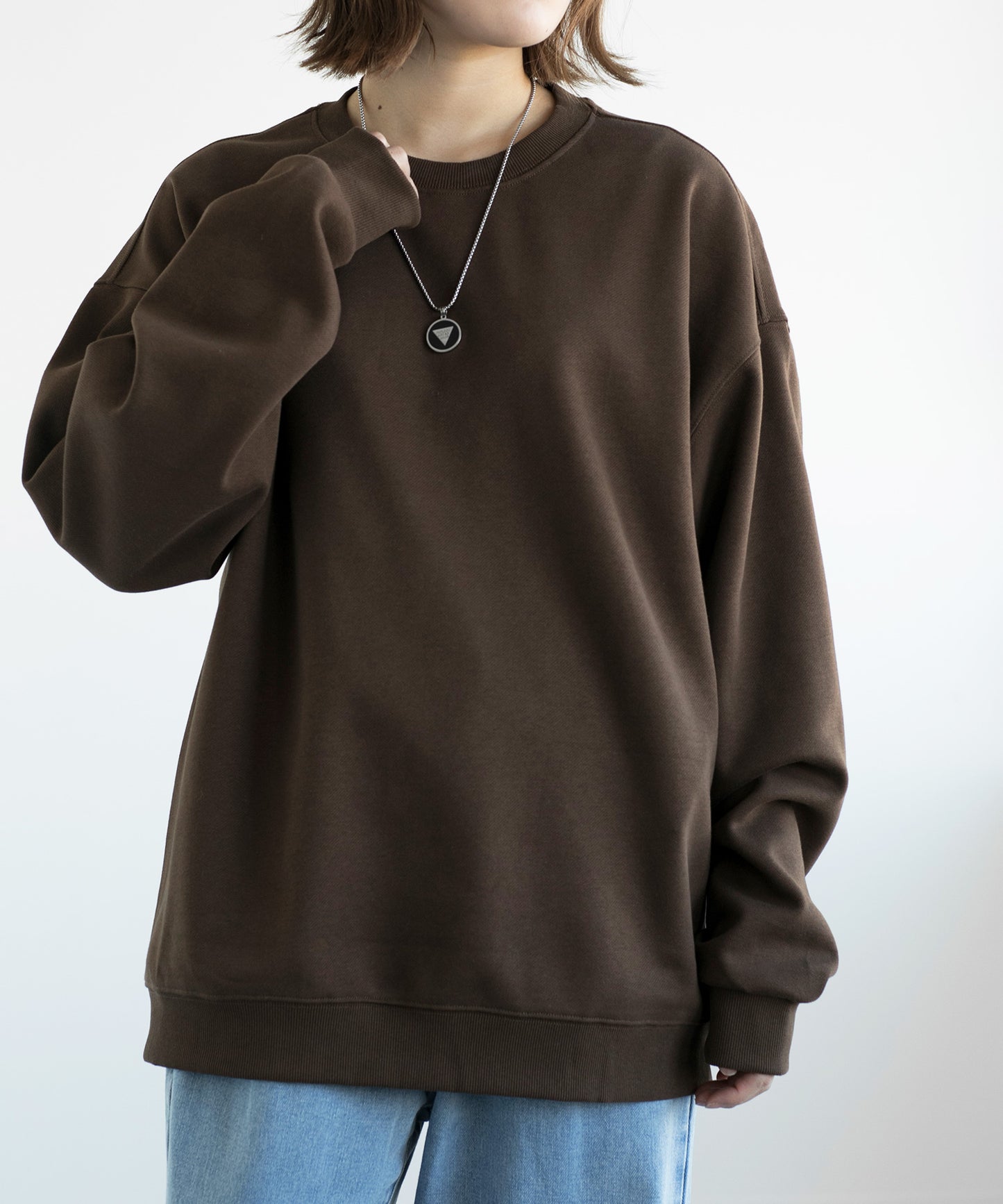 【aimoha MEN】HEAVY COTTON BASIC SWEAT ベーシック スウェット