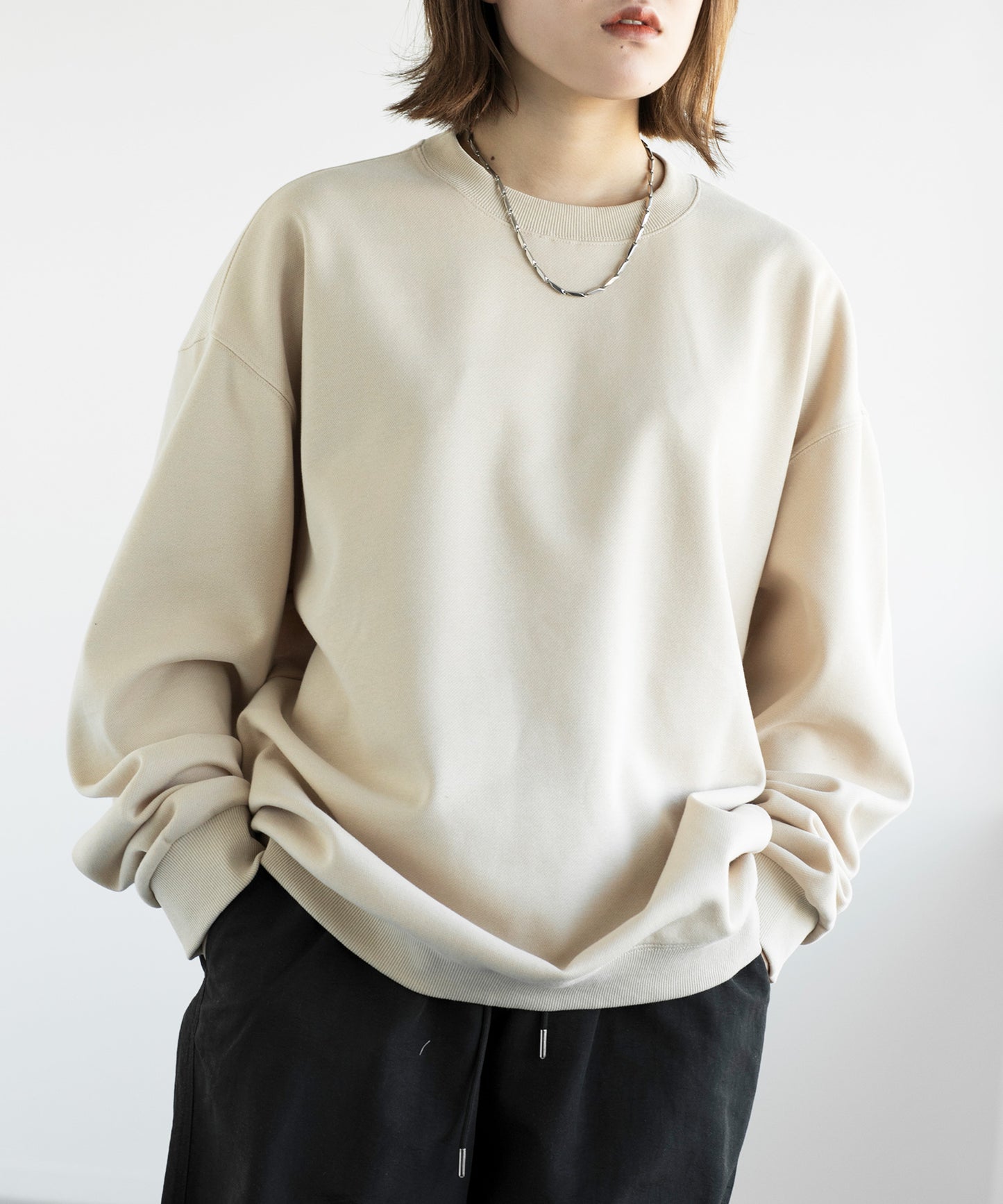 【aimoha MEN】HEAVY COTTON BASIC SWEAT ベーシック スウェット