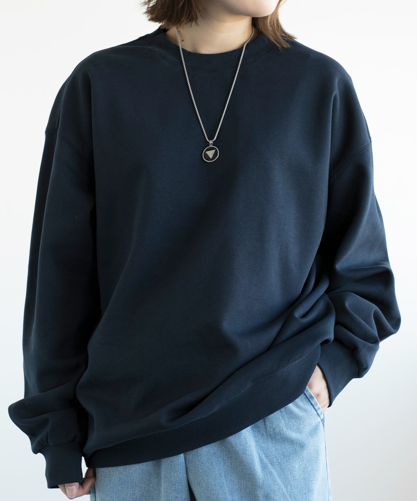 【aimoha MEN】HEAVY COTTON BASIC SWEAT ベーシック スウェット