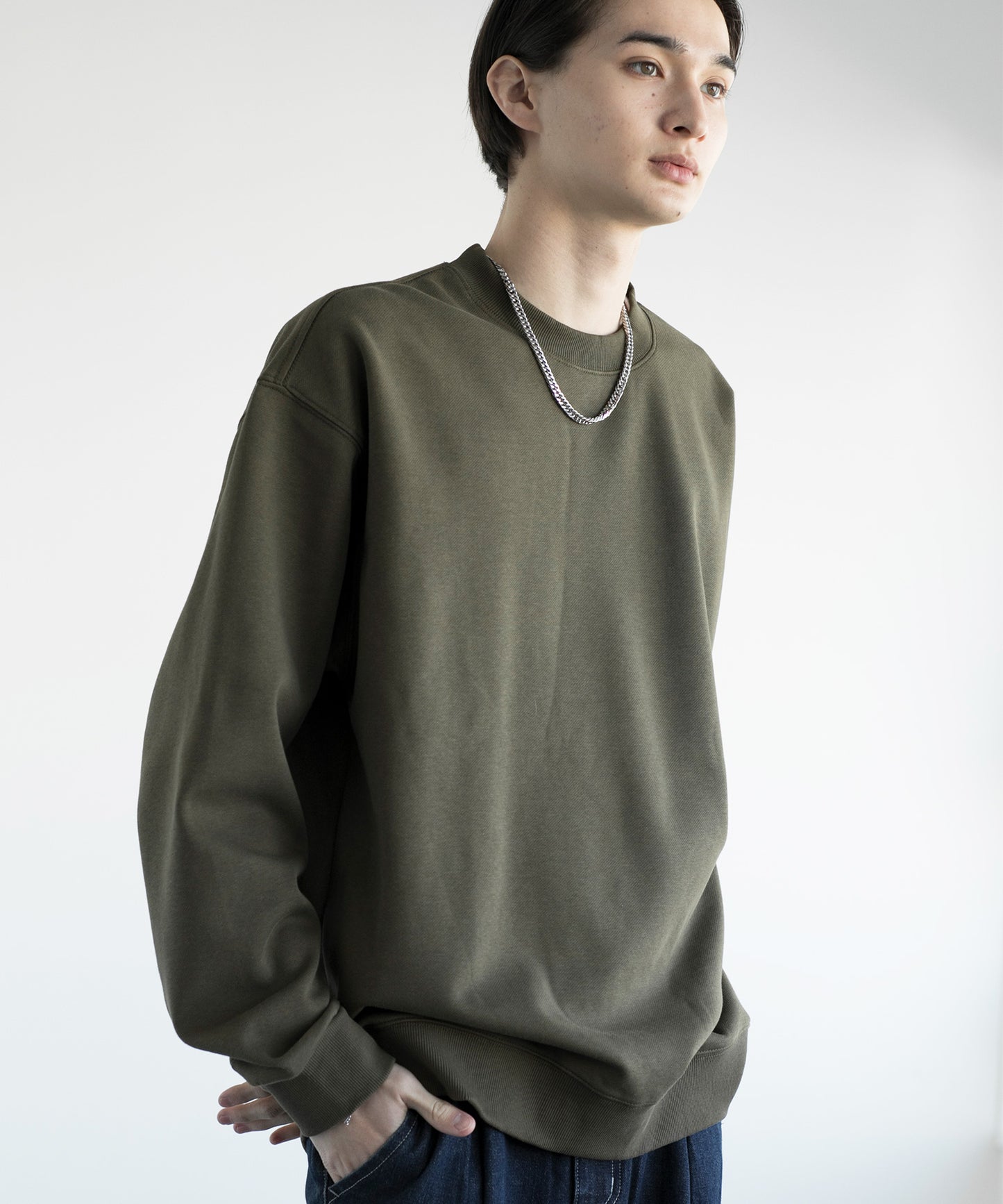 【aimoha MEN】HEAVY COTTON BASIC SWEAT ベーシック スウェット