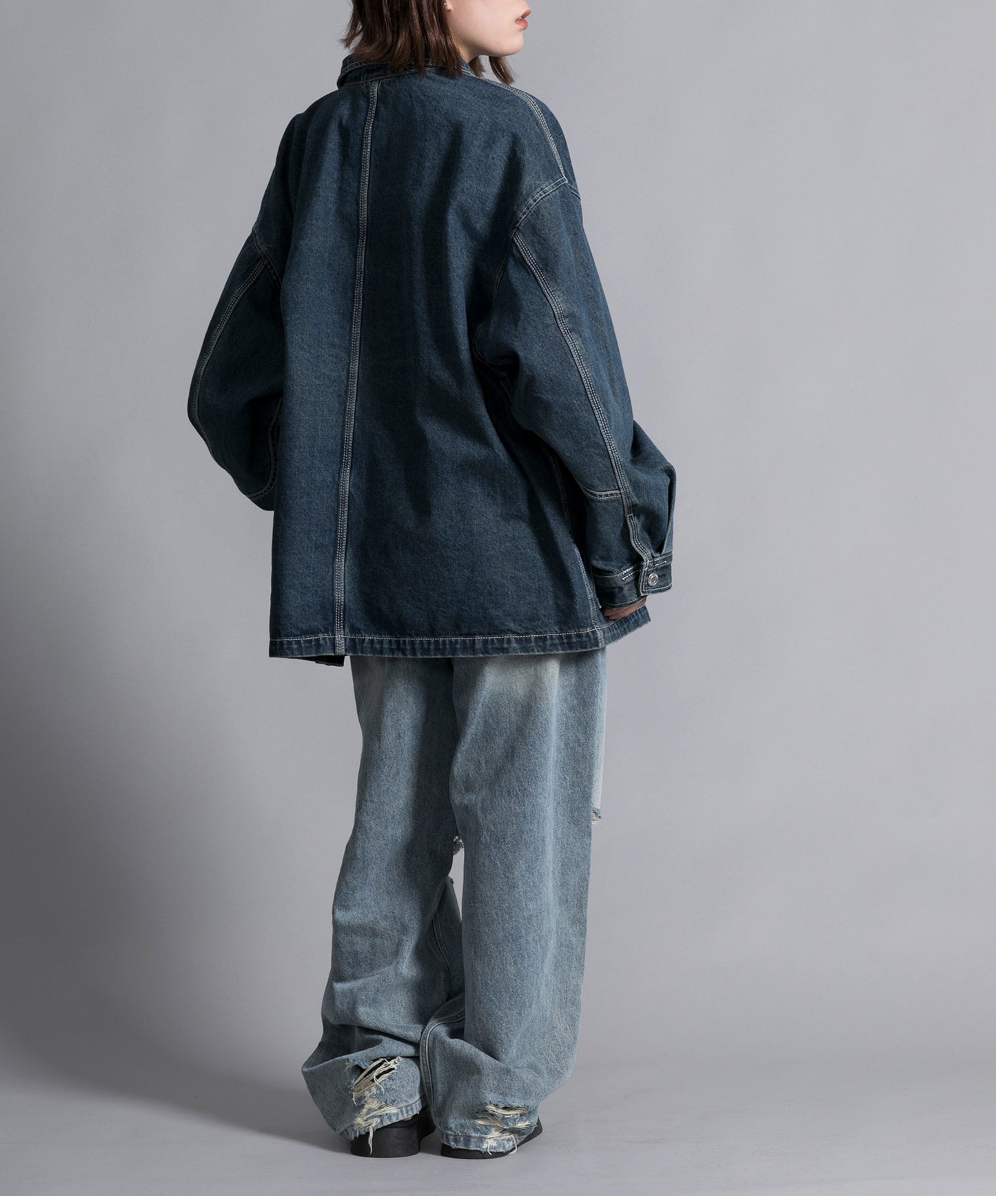 【aimoha neo】VINTAGE PROCESSED LOOSE FIT JACKET