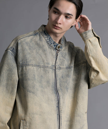 【aimoha neo】VINTAGE FADED　DENIM　JACKET