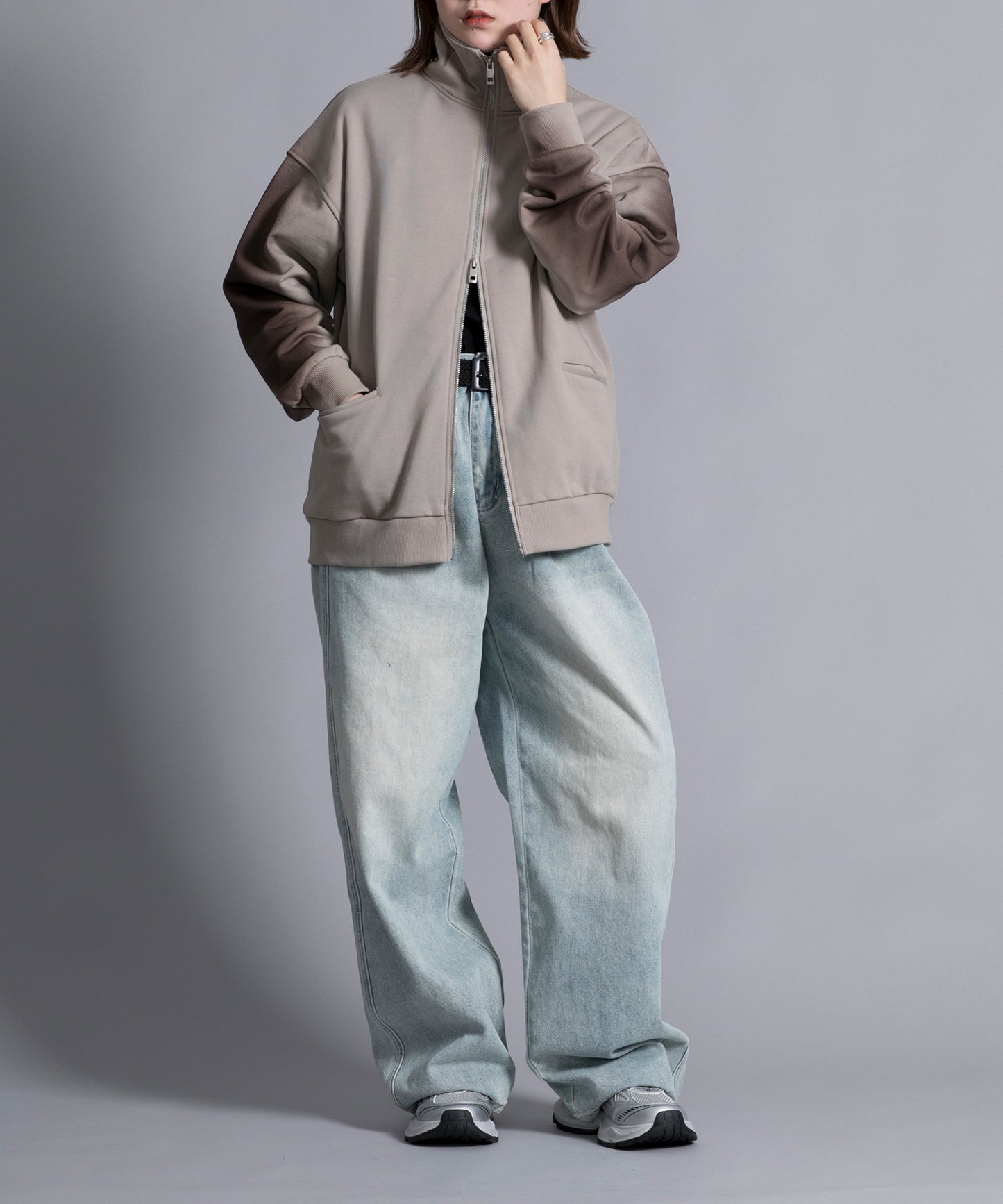 【aimoha neo】VINTAGE PROCESSED BAGGY JEANS