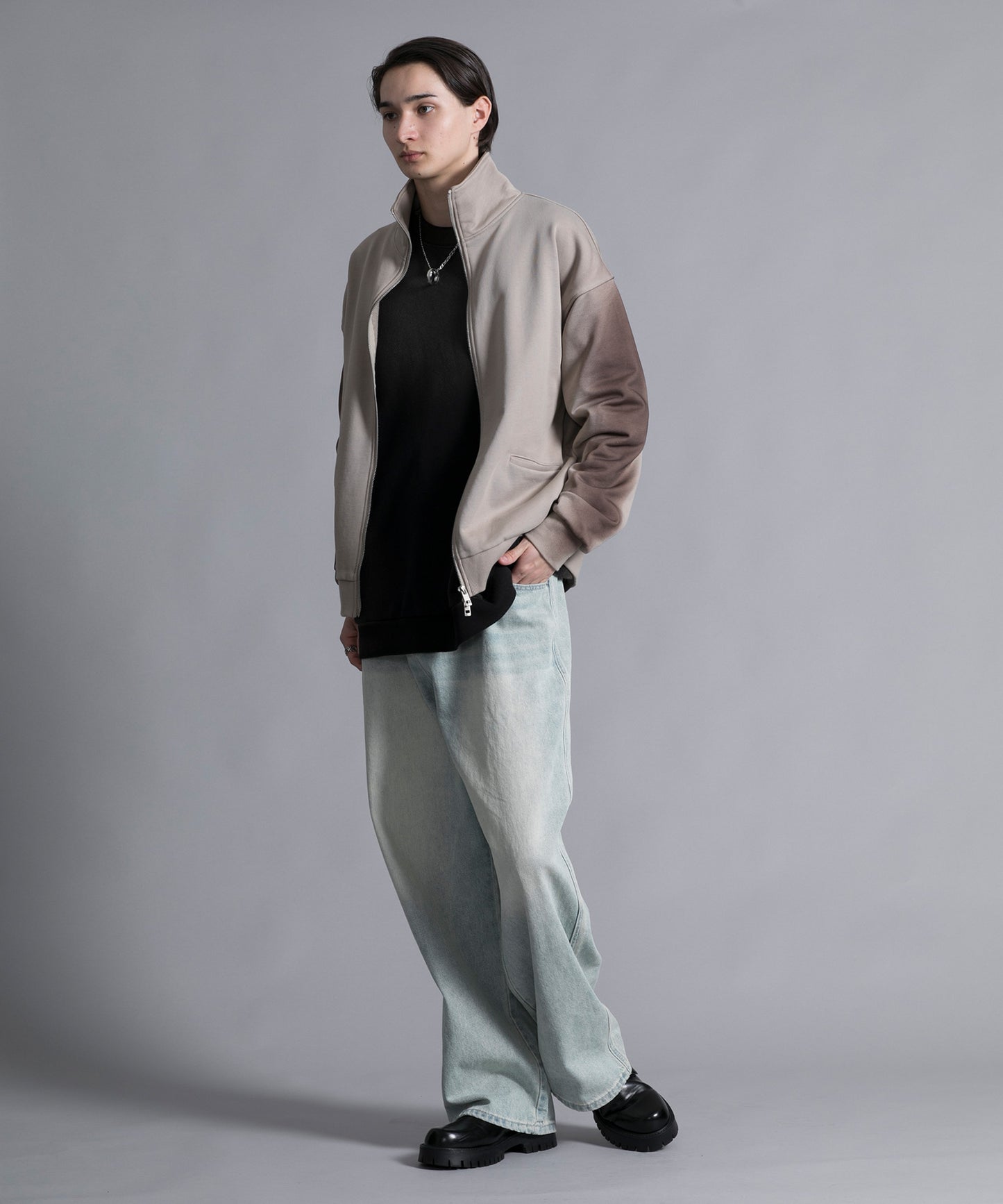 【aimoha neo】VINTAGE PROCESSED BAGGY JEANS