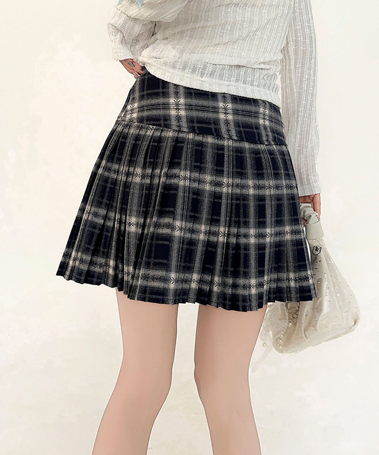 HOOK for girls　チェック柄 プリーツ ミニスカート