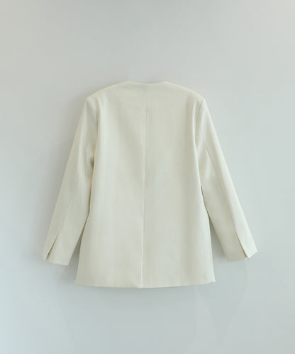 【DECADE CLASSIC】ノーカラー ジャケット