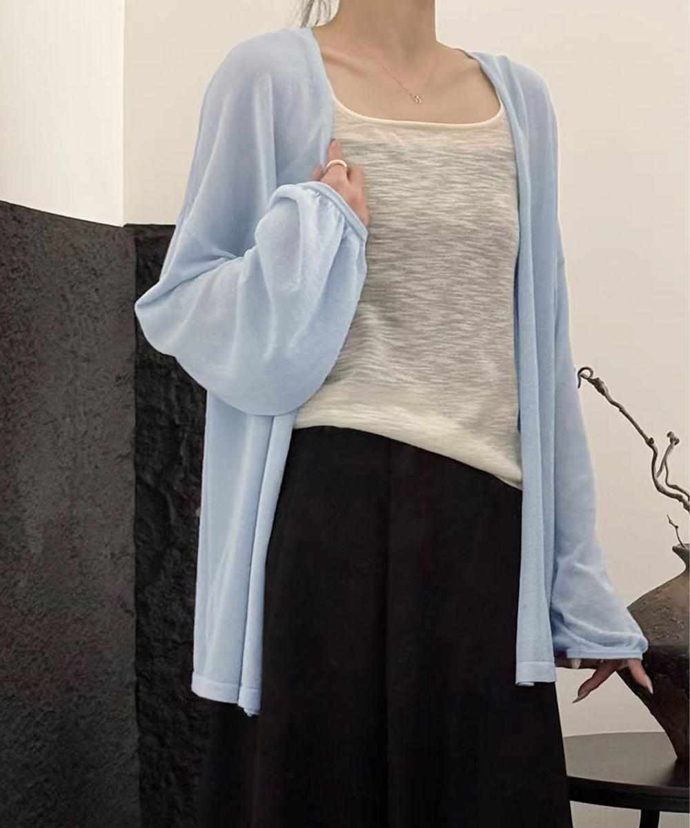シンプルUVカットカーディガン