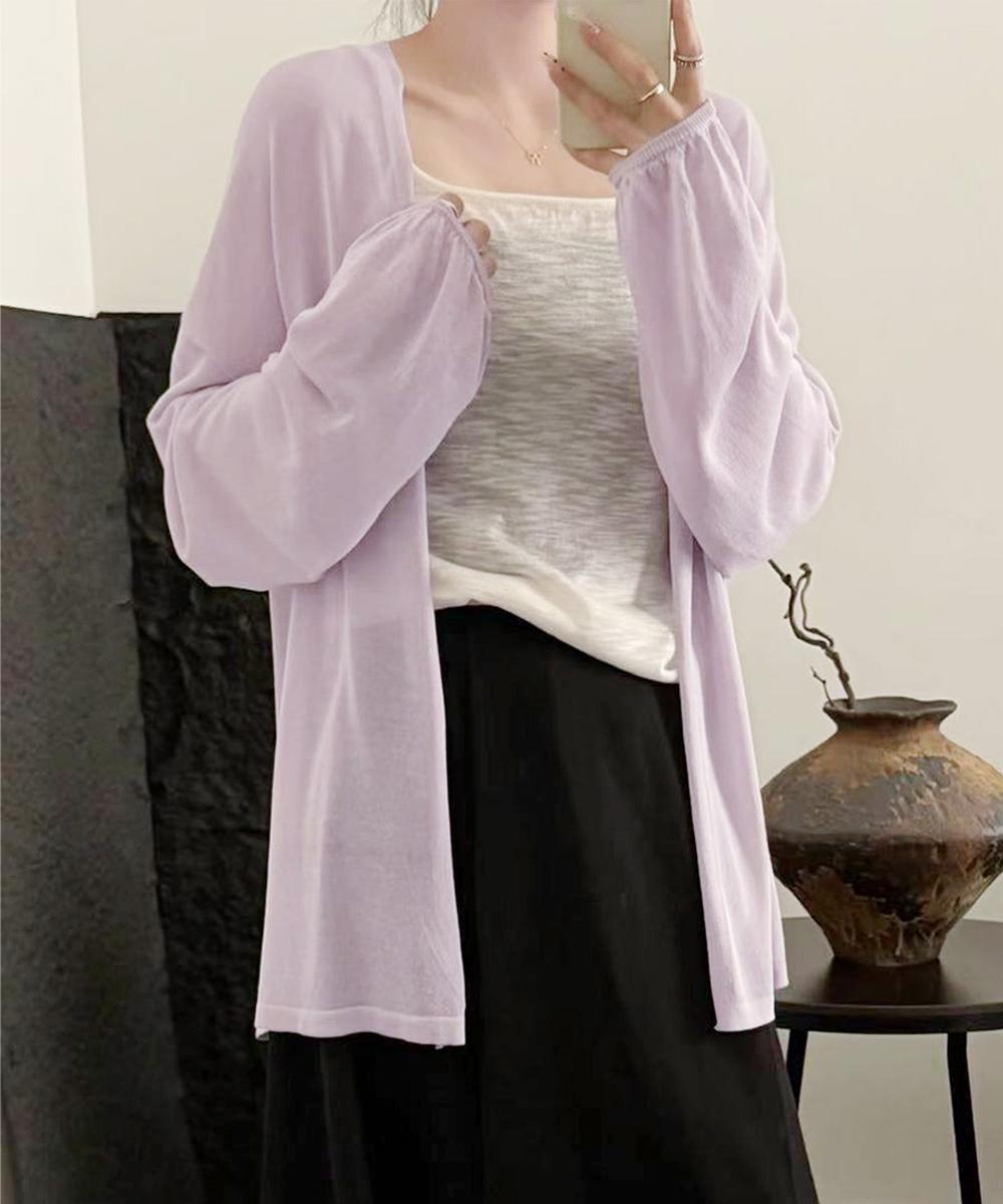 シンプルUVカットカーディガン