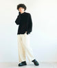 【 aimoha Men's 】飾りステッチワイドパンツ