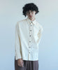 [aimoha Men's] Big silhouette back embroidery shirt