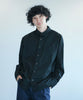 [aimoha Men's] Big silhouette back embroidery shirt
