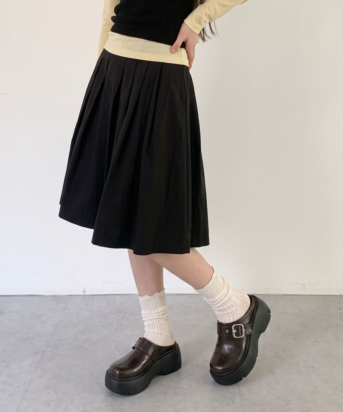 aimoha/厚底バックルデザインサボ