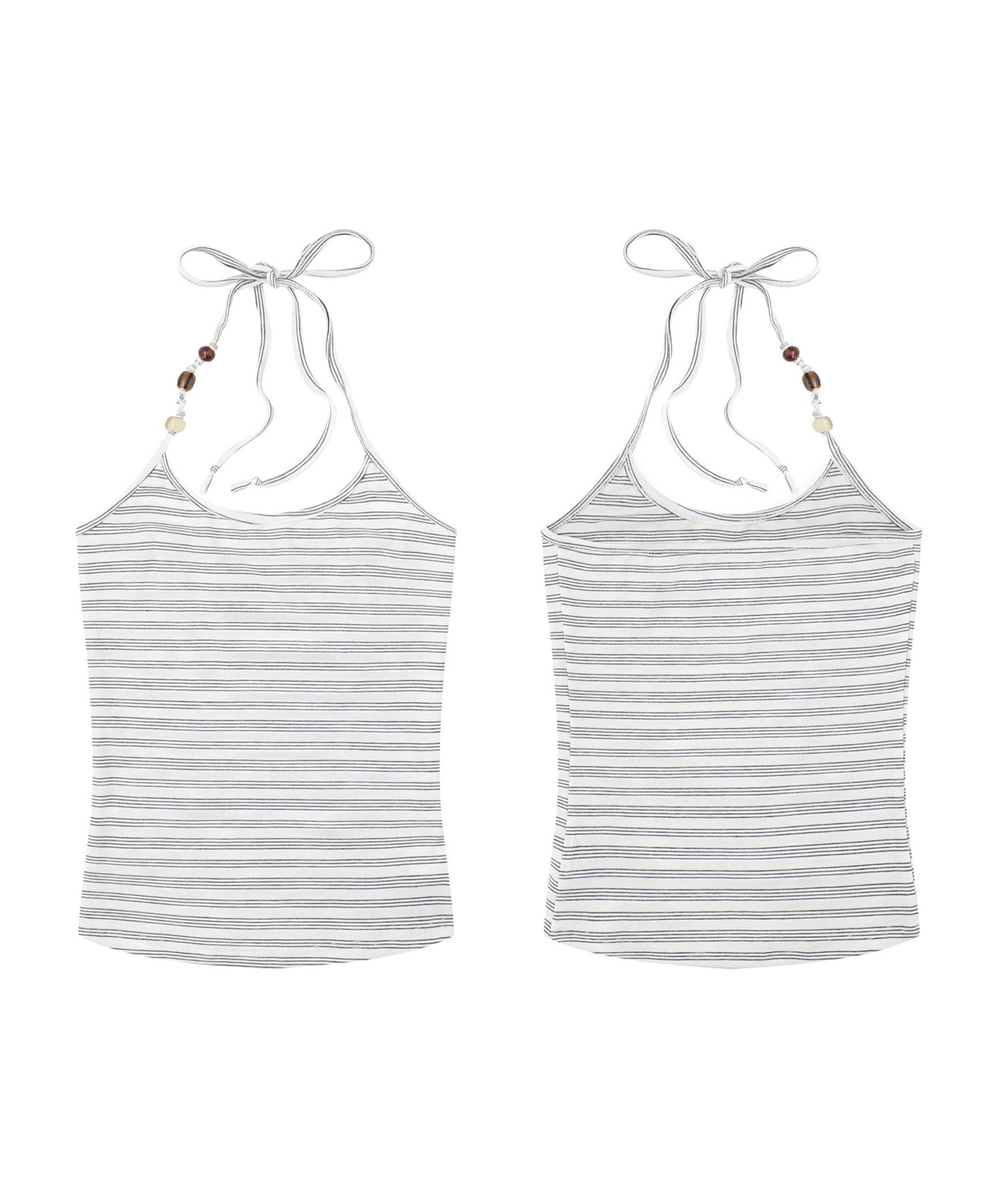 HOOK for girls　ホルターネックボーダーキャミソール