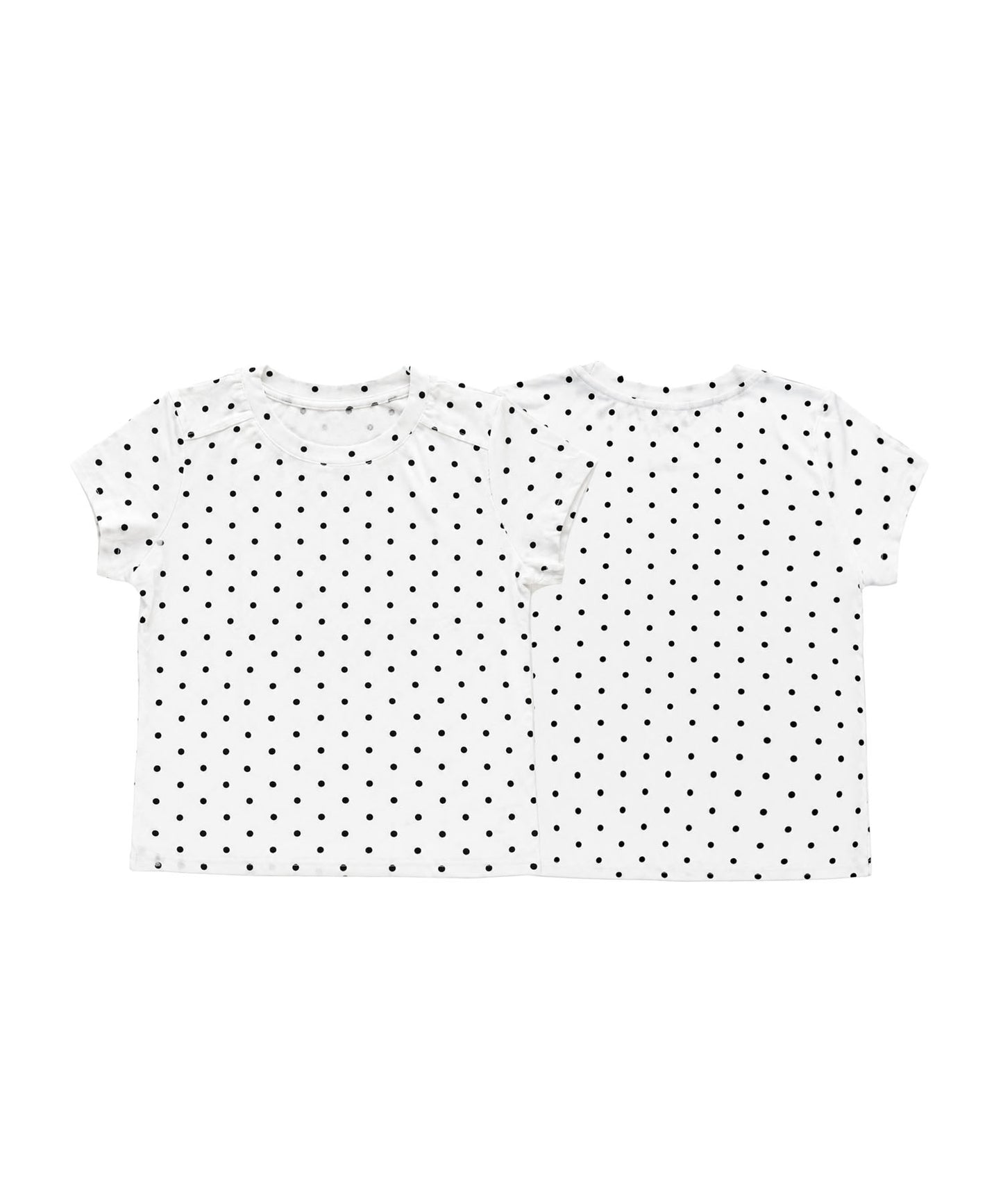 aimoha/ドット柄半袖Tシャツ