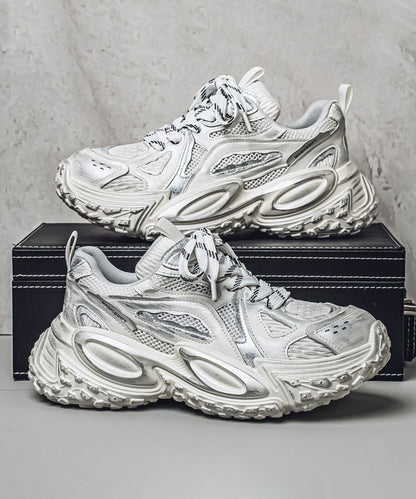 【SHOES 365】厚底凹凸ダッドスニーカー
