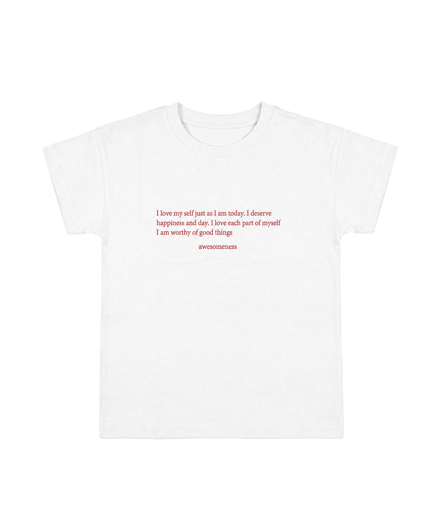 aimoha/ミニメッセージロゴTシャツ
