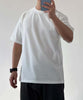 aimoha men ナチュラルトーンシンプルTシャツ