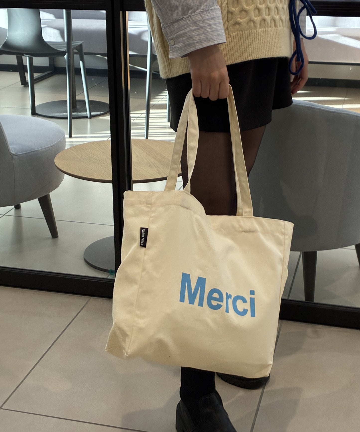 merciロゴトートバッグ
